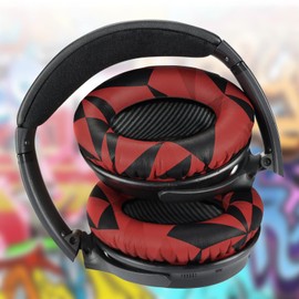 SoloWIT Professional Earpads Cushions for Bose QuietComfort 35 (QC35) and Quiet Comfort 35 II (QC35 II) Over-ear Headphones, Ear Pads Replacement with Softer Leather, Noise Isolation Foam