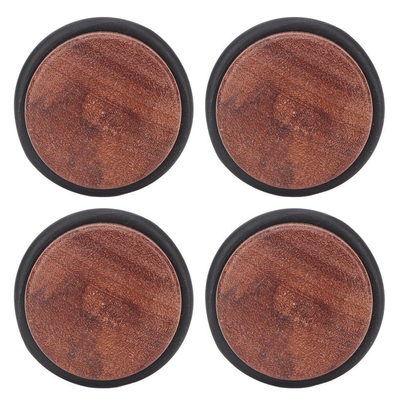 4PCS Cylindrical Door Stopper Prevent Impact Silent Punch Free Solid