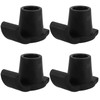 Beavorty 4pcs Nonstick Walker Ski Glides for Seniors Walker Feet