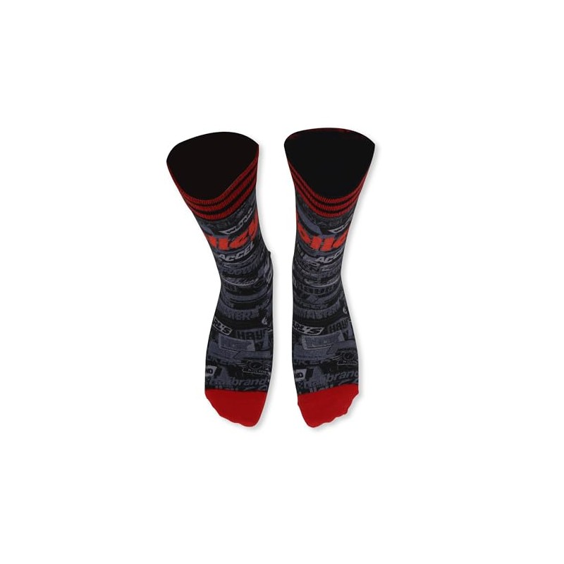 Holley 36-602 Crew Socks - Sticker Bomb