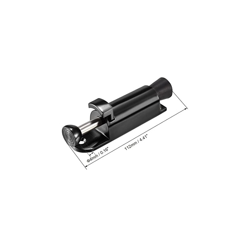 sourcing map Kickdown Door Stopper Spring Loaded Foot Pedal Door