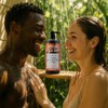Jabón corporal exfoliante con coco y carbón, de African Black