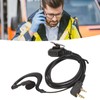 Two Way Radio Earpiece Universal K Head 2 Pin Electroplating