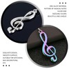 2 Pieces Music Note Keychains, Creative Metal Keychains, Travel Bag