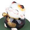Music Box Round Shape Fortune Cat Style Pleasing Melody Exquisite