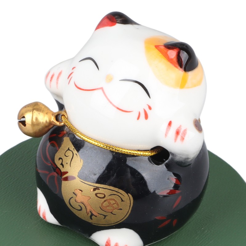 Music Box Round Shape Fortune Cat Style Pleasing Melody Exquisite