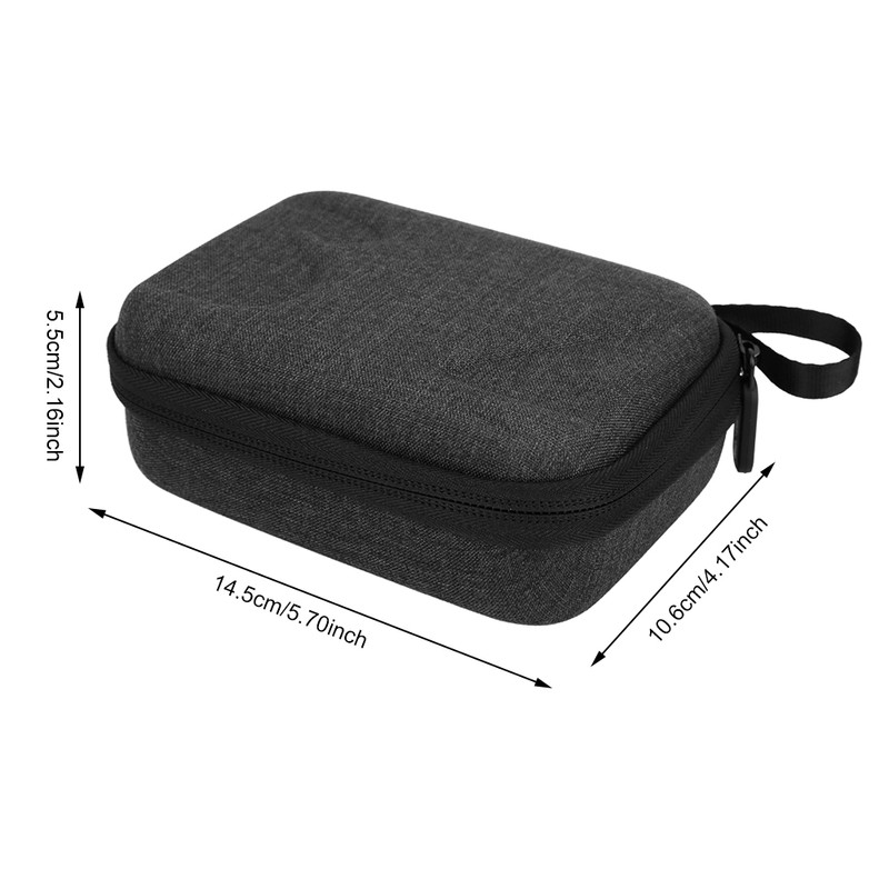 Black Portable Storage Bag Carrying Handbag for Insta360 Go Sports