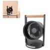 USB Desk Fan with Night Light 5 Speeds Quiet Portable