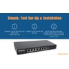 Intellinet 8-Port Gigabit Ethernet PoE+ Switch with PoE Passthrough -