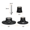 sourcing map 3-Pack 1" 2" 3" Disc Pad Holder Quick