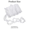 letsinstyle 10 Yards Organza Ruffled Pleated Lace Trim, Lace Edge