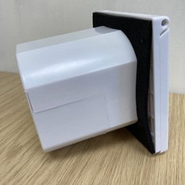 CARAVAN FLUSH FITTING 240V 3 PIN MAINS PLUG INLET BOX WHITE - PO113W