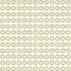 100pcs Double Jump Rings 18k Yellow Gold Strong No Fade