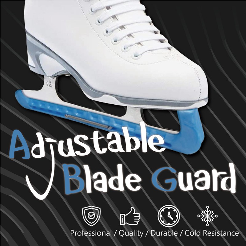 Xcess Adjustable Marble Ice Skate Guards (Purple)