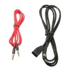 jojofuny 3pcs Aux Audio Input Cable for Automobile Audio Connector
