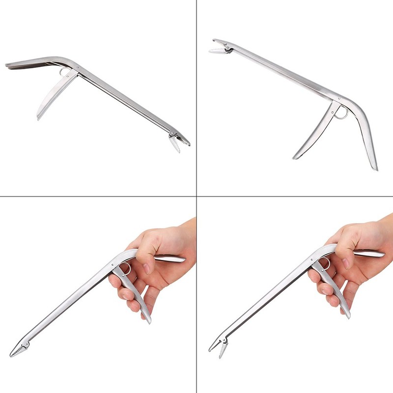 Stainless Steel Fish Hook Remover Pro Fishing Extractor Removing Clamp