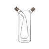 LEONARDO HOME 018709 CUCINA Essig/Öl Flasche 2in1 18,5 cm, Glas