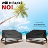 KylinLucky Outdoor Furniture Covers Waterproof, 2-Seater Patio Loveseat Sofa Covers
