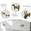 Adorable Golden Retriever + Dog Bone Cabinet Knobs, 6Pcs Bronze
