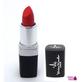 Halal Lipsticks Vivien Kondor Vegan Friendly Lasting Red Bold Colour, Moisturising Lipstick, (15 Scarlet Red)