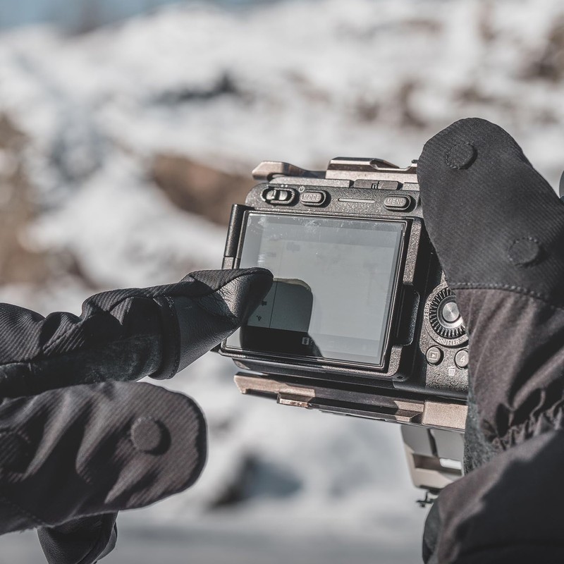 PGYTECH Photographers Gloves (Professional/Large), Photographer Gloves, Thermal, Breathable, Waterproof, Anti-Slip,