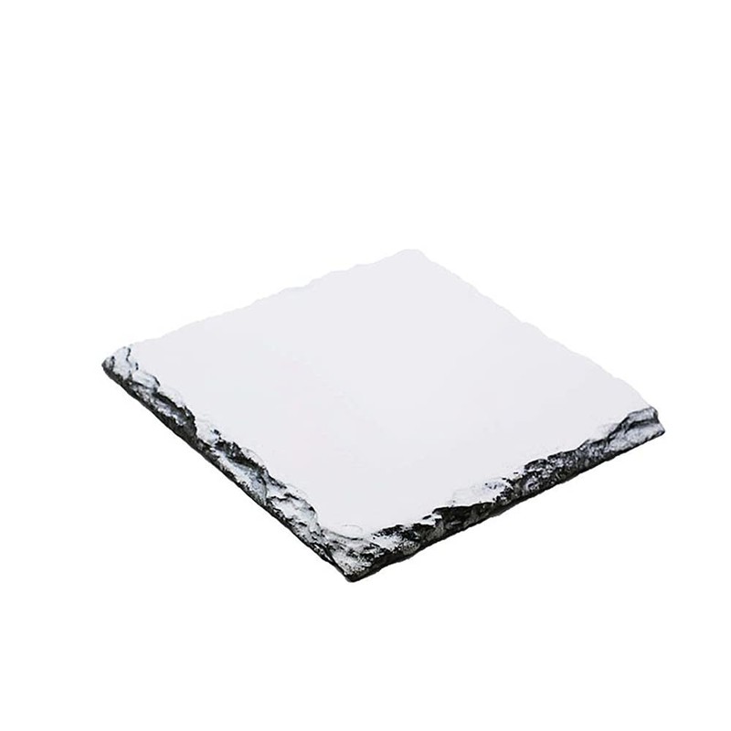 MR.R Sublimation Blank Square Rock Slate Photo Plaque Picture Frame,
