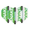RED DRAGON Snakebite Ionic Green Dart Flights - 3 Sets