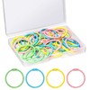 Arcjunys Binder Rings Multicolor Book Binder 30mm Loose Leaf Binder