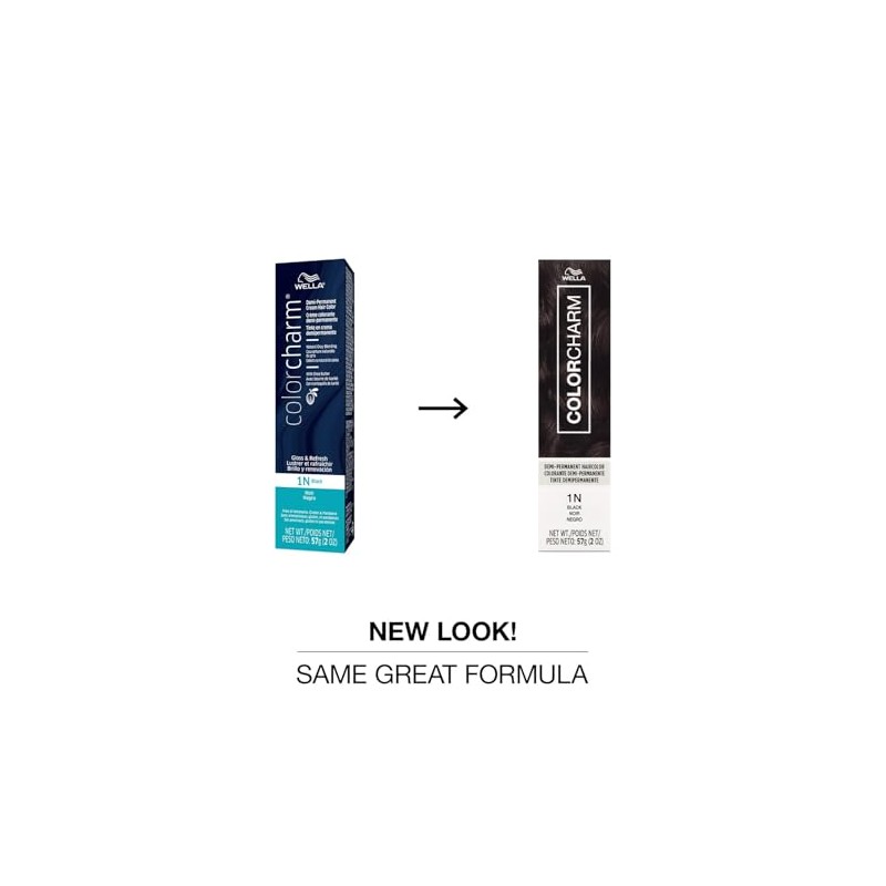 Wella Colorcharm Demi-Permanent 1N Negro 2 oz