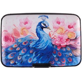 EZ LIFE PRODUCTS Credit Card Holder Small RFID Blocking Wallet Business Metal Slim Mini Aluminum Hard Case for Women Men