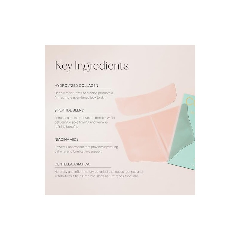Karuna Máscara de colágeno de hidrogel para cuello y escote