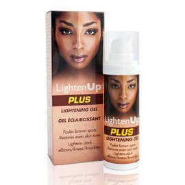LightenUp Plus, Skin Brightening Gel - 30ml/1 Fl oz - Moisturizing Gel to Restores Even Skin Tone, with Shea Butter & Coconut Oil