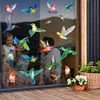 Zindoo 9 Sheet Spring Summer Birds Window Clings, 38Pcs Double