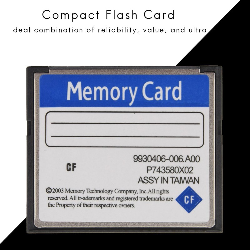 Peakloong Professional 32GB Compact Flash Memory Card(White&Blue)