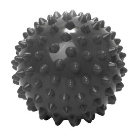#DoYourSports Hedgehog Ball & Fascia Ball, Massage Ball, 6 cm Diameter, Lacrosse Ball for Neck, Back & Feet with Spike Surface, Ideal for Fascia Training, Acupressure Ball with Nubs, Black