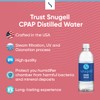 Snugell Distilled Water for CPAP Machines, Travel Size Bottles (24-Pack,