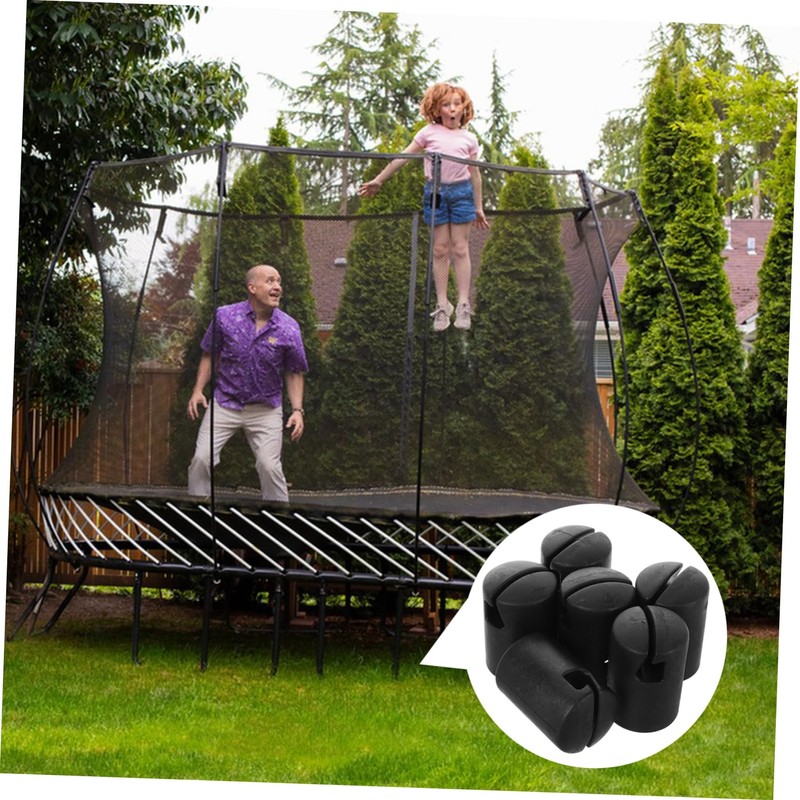 OHPHCALL Trampoline Accessories Kit 6pcs Abs Plastic Trampoline Pole Caps