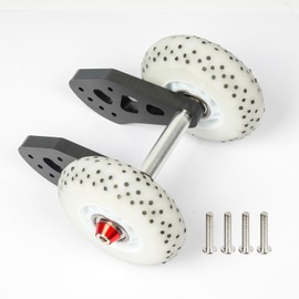 Flint Wheel Bar Set for Arrma 1/8 Typhon V5/Typhon TLR/Kraton V5/Notorious V5/Outcast EXB 6S BLX RC Car Upgrade Parts, Front Stand Up Wheel Nylon Upgrades Replacement of AR320366