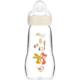 MAM Feel Good Glass Bottle (260 ml, Unisex) | MAM
