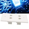 Ethernet Wall Plate 4 Port, Cat 6 Ethernet Wall Outlet
