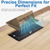 6-Position Tilt Vent Deflector & Floor Vent Cover, 2 Pack,