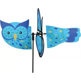 Premier Kites & Designs BLUE OWL Petite Garden Stake Wind Spinner by Premier Kites & Designs-18"