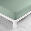 douceur d'intérieur, Fitted Sheet 180 x 200 cm Lina Sage