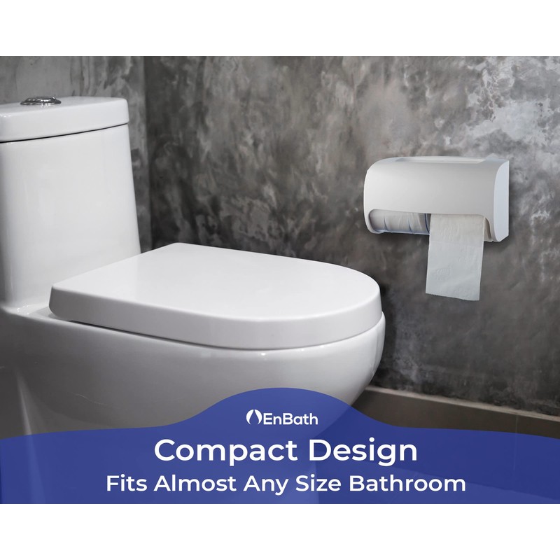 Commercial Toilet Paper Dispenser Wall Mount, Double (2 Roll) Locking