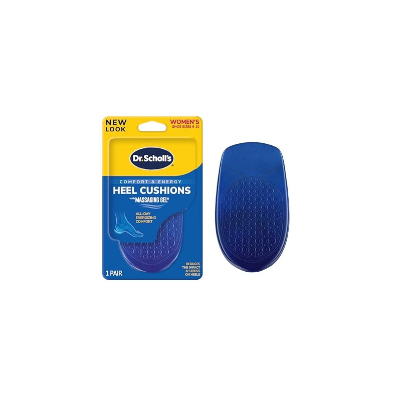 Dr. Scholl’s Comfort Heel Cushions for Women, 1 Pair, Size