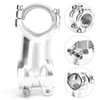 MEIJUN 31.8mm Bike Silver Stem Aluminum Alloy Bicycle Handlebar Stem
