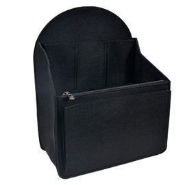 YIICOOLY Felt Backpack Organizer Insert,Purse Organizer for Men Women Backpack Rucksack Handbag Shoulder Bag(Black,Large)