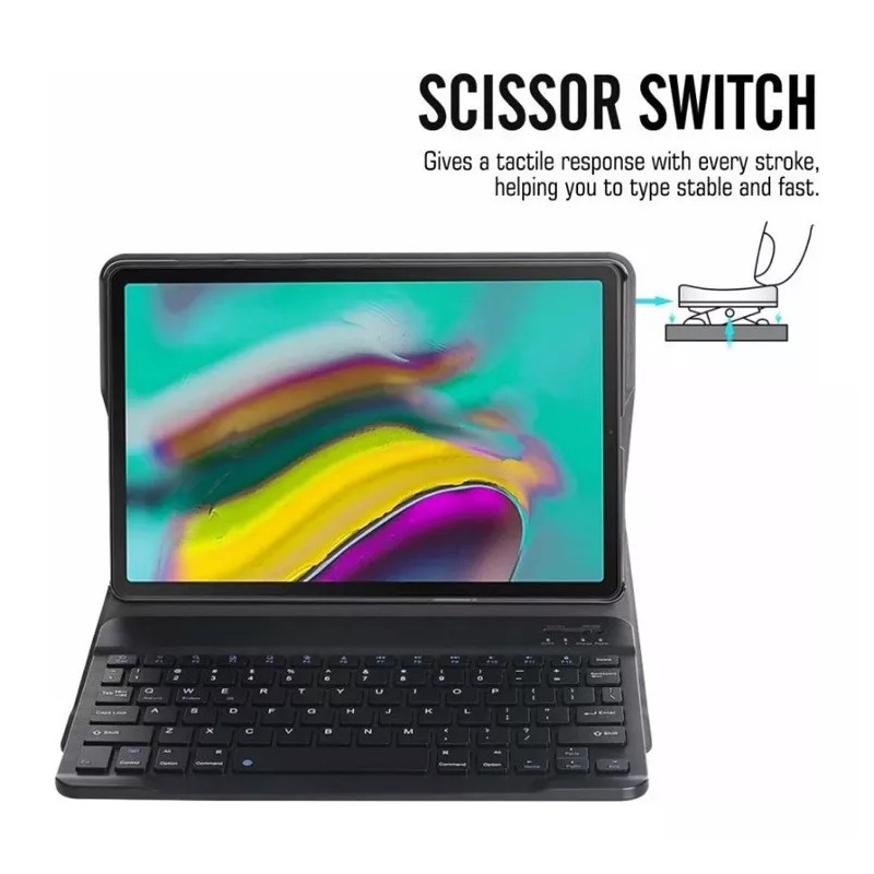 Generic Funda Teclado Iluminado Mouse Para Lenovo Tab P11 (tb-j606f)