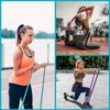 Beenax Long Resistance Bands (Set of 3), Fabric Exercise Bands