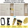 Door Latch Mortise Tool Impact Resistance Non Slip Textured Surface